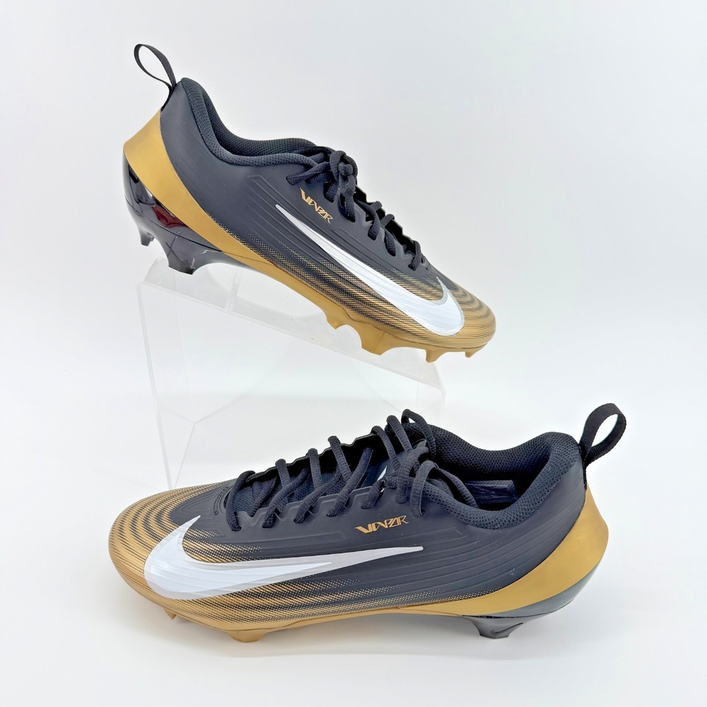 Nike Vapor Speed 3 Black Gold Football Cleats Men's Size: 11.5,  FB3303-003